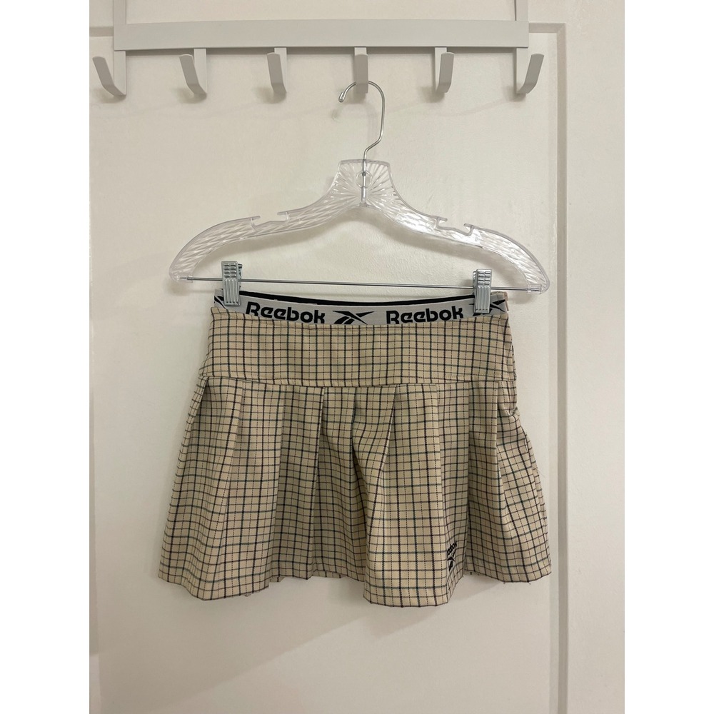 Reebok Checkered‎ Mini Tennis Skirt Coquette Sporty Retro